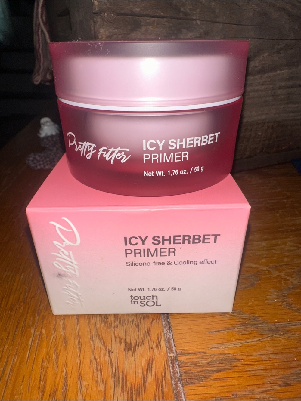 touch in SOL Icy Sherbet Primer - Pink Jar